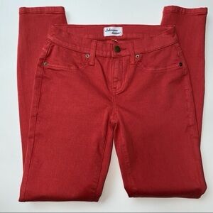 Lakeview Denim Red Skinny Jeans